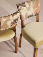 Pair of Molina Armless Dining Chairs - Kimono - Velvet - Lichen - Images - Thumbnail 6