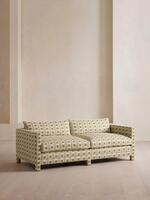 Ashford Three Seater Sofa - Ikat Stripe - Olive - Listing - Thumbnail 1