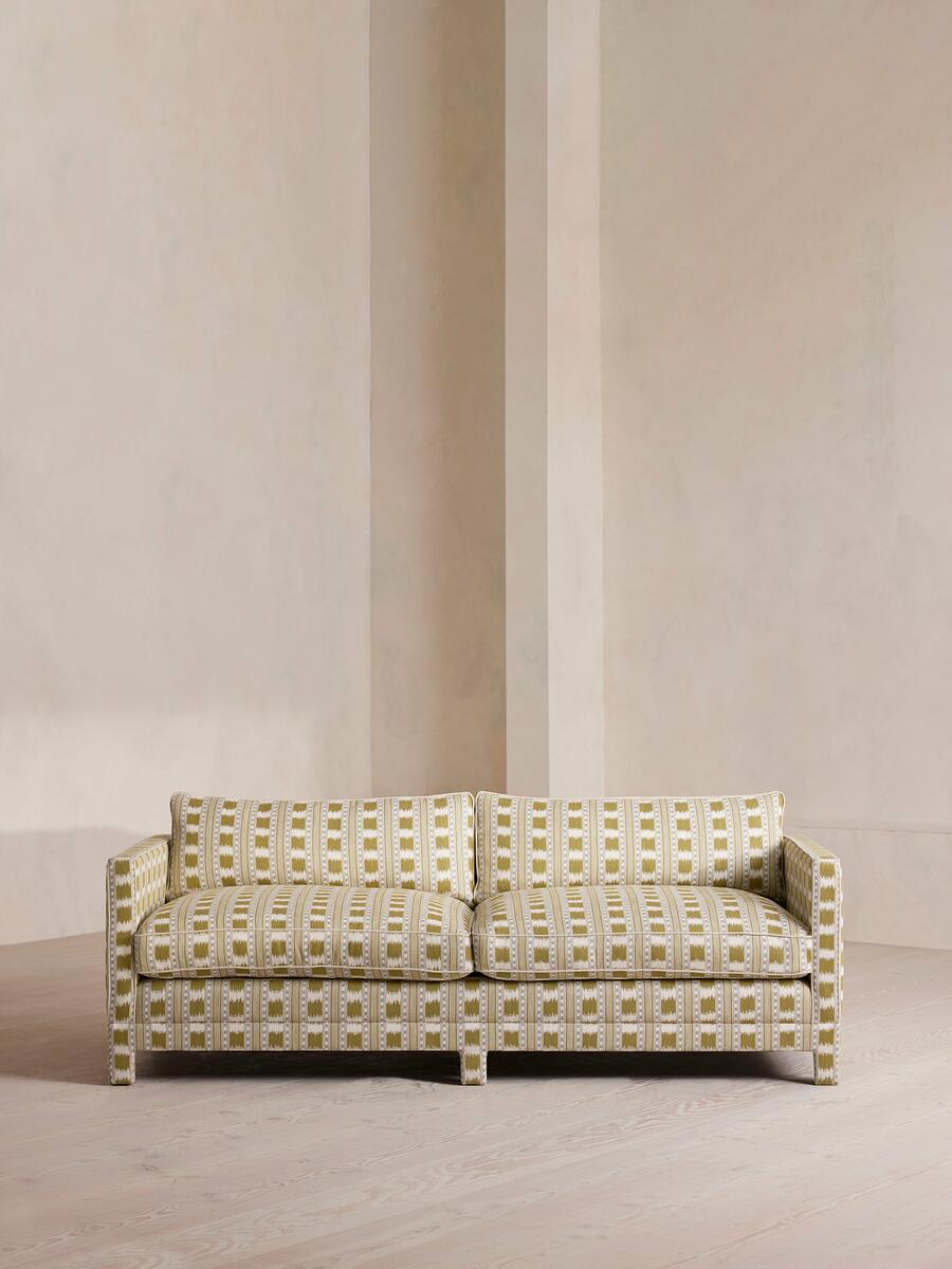 Ashford Three Seater Sofa - Ikat Stripe - Olive - Listing - Image 2