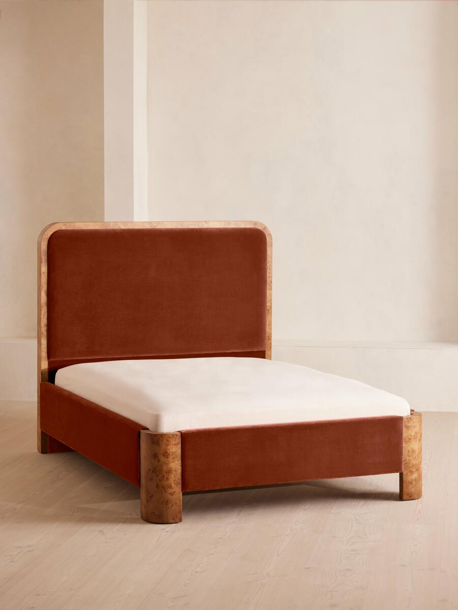 Tremont Bed - Super King - Velvet - Rust - Listing - Image 1