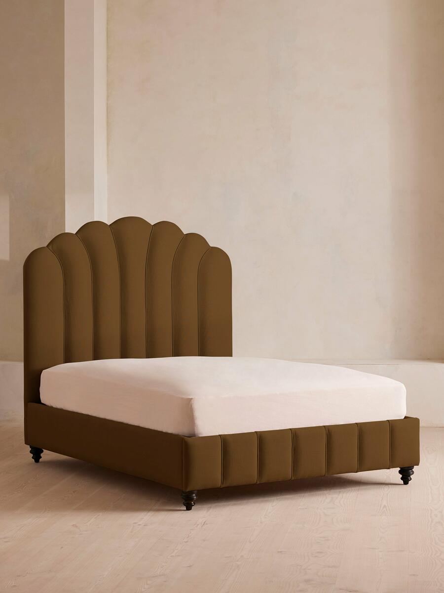 Manette Bed - Emperor - Linen - Ochre - Listing - Image 2