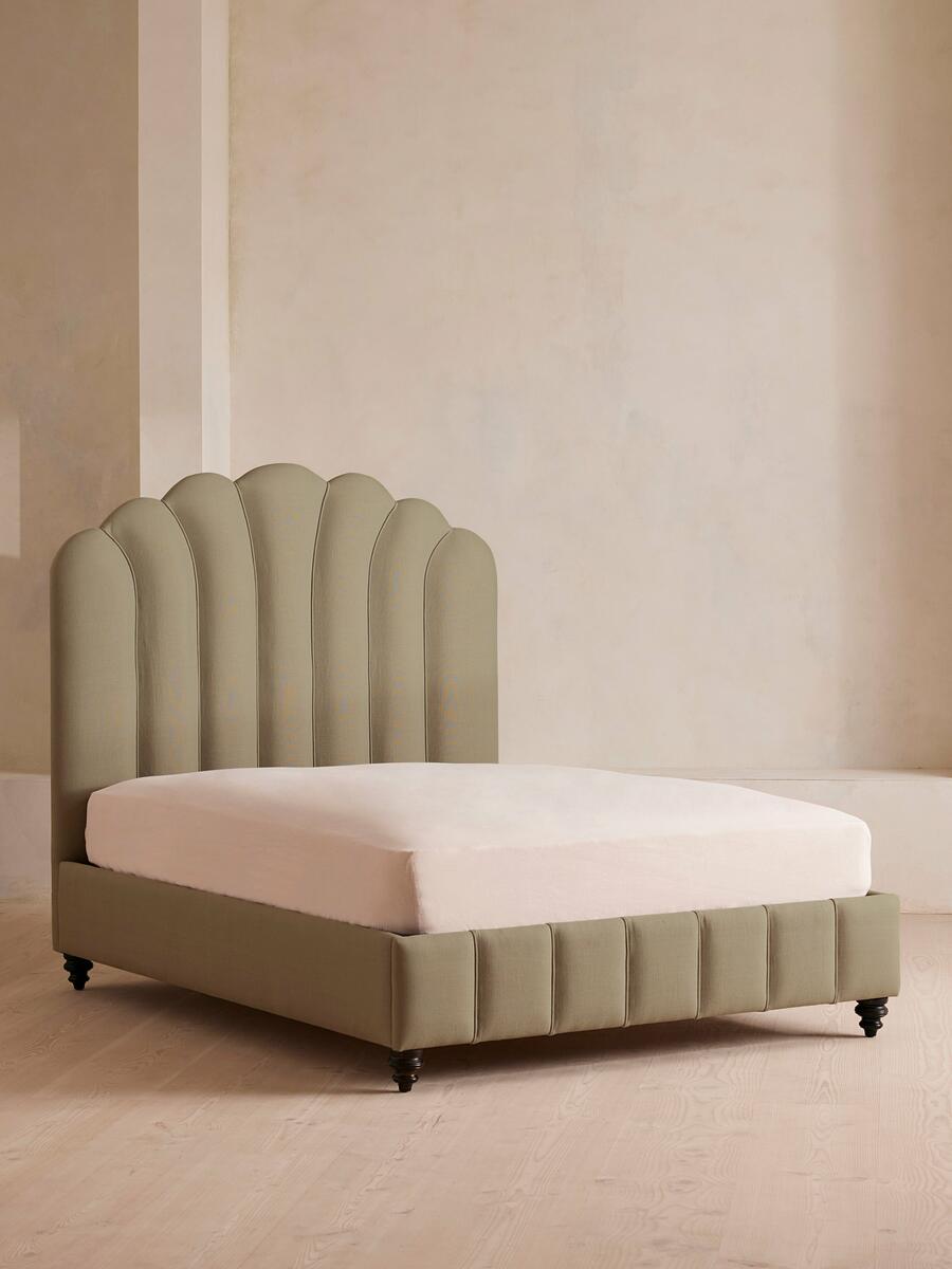 Manette Bed - Emperor - Linen - Sage - Listing - Image 2