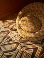 Abel Armchair - Dotted Stripe Weave - Ochre - Lifestyle - Thumbnail 3