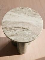 Tisbury Side Table - Dark Terra Bianca Marble - Images - Thumbnail 3